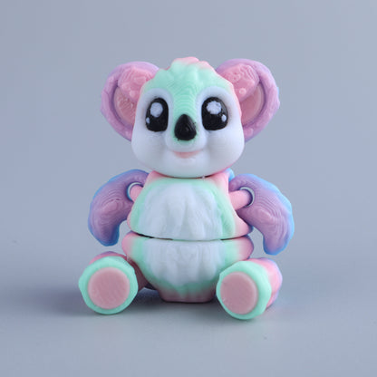 3D Printed Mini Fidget Creature Toy Pack – Articulated Party Favor Gift