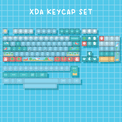 Marimo Shrimp Keycaps